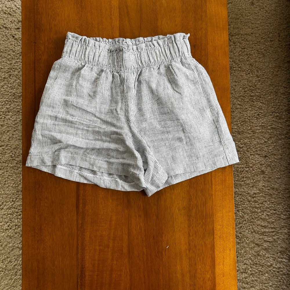 Quince pinstripe shorts